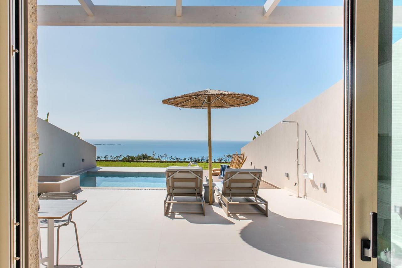Cielo E Mare Villas I "Free" Heated Pools & Seaview Falászarna Kültér fotó