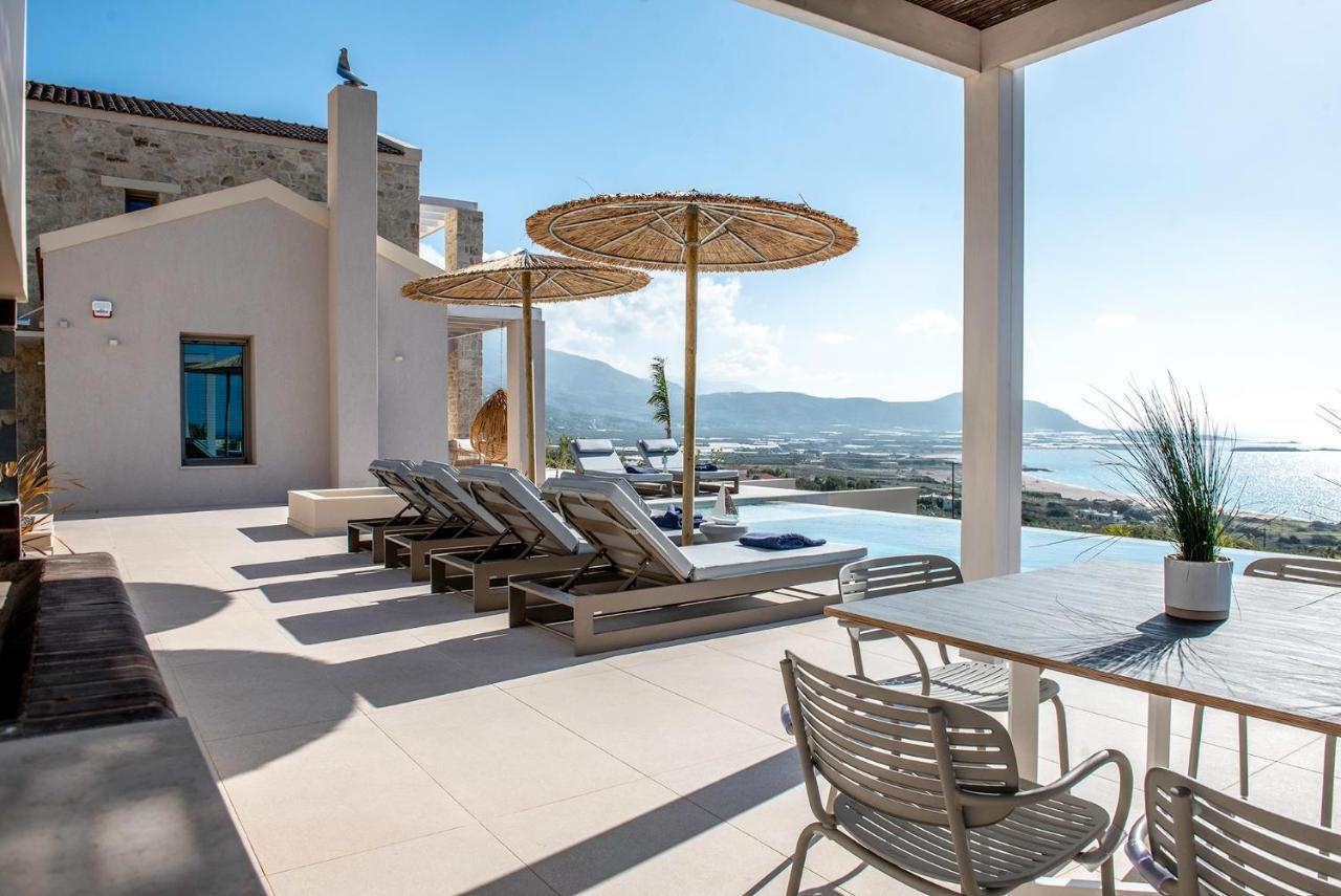 Cielo E Mare Villas I "Free" Heated Pools & Seaview Falászarna Kültér fotó