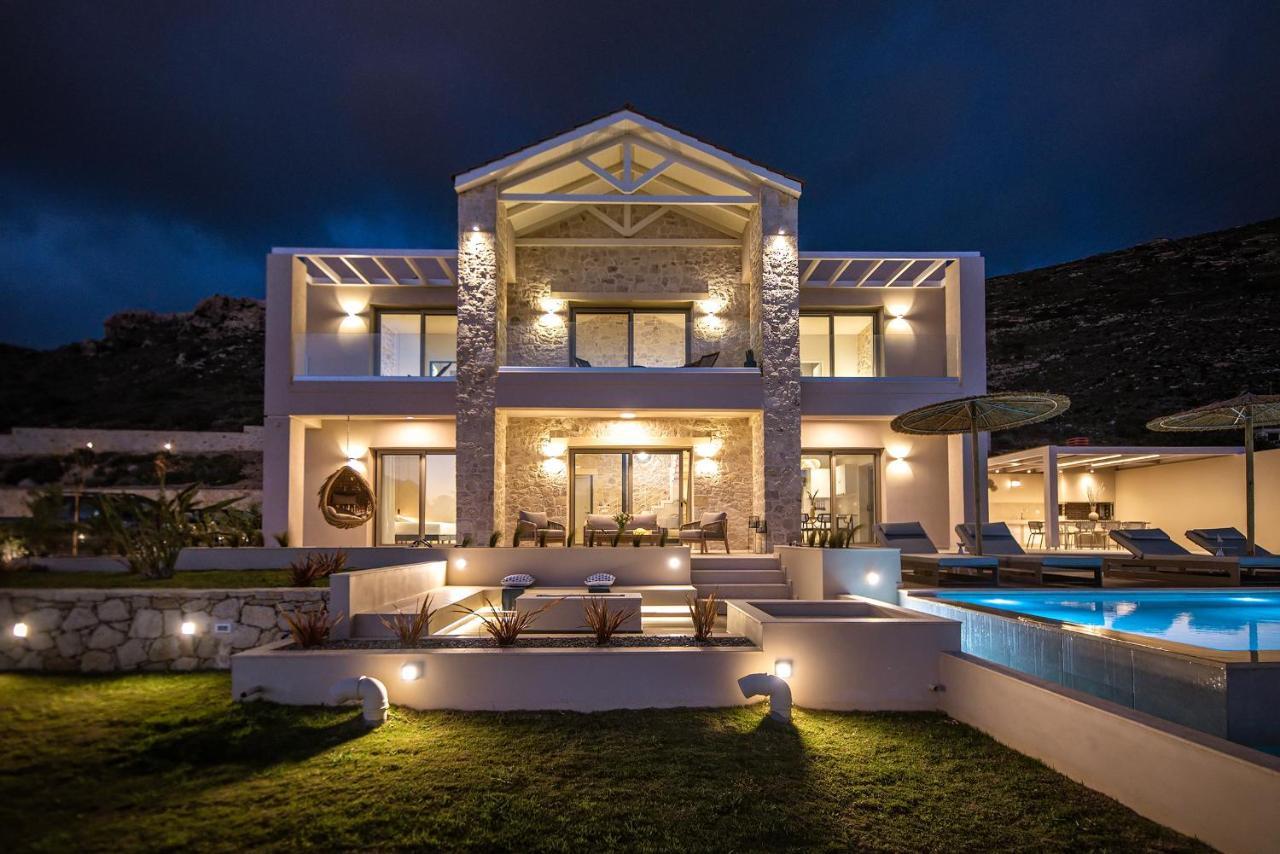 Cielo E Mare Villas I "Free" Heated Pools & Seaview Falászarna Kültér fotó
