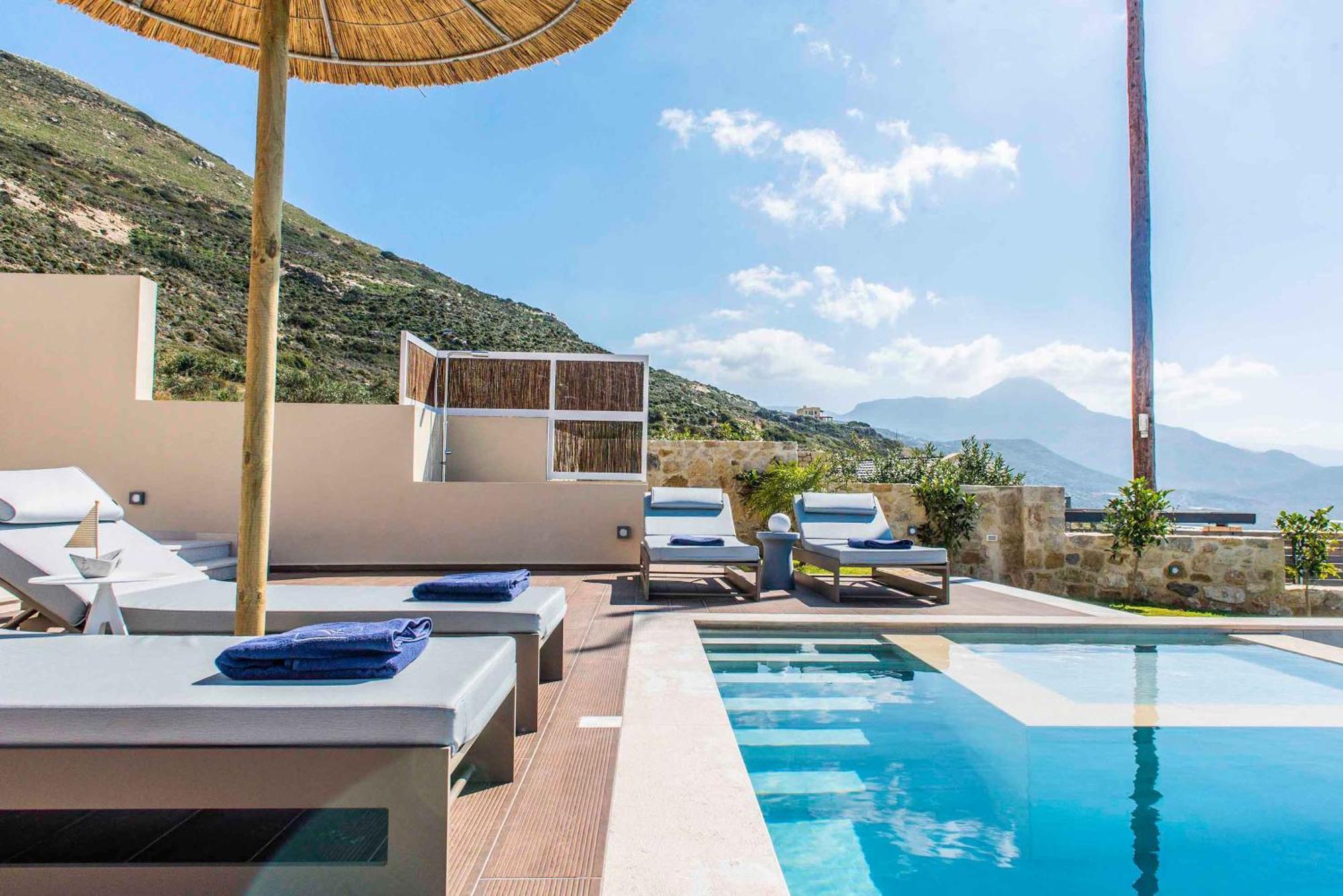 Cielo E Mare Villas I "Free" Heated Pools & Seaview Falászarna Kültér fotó