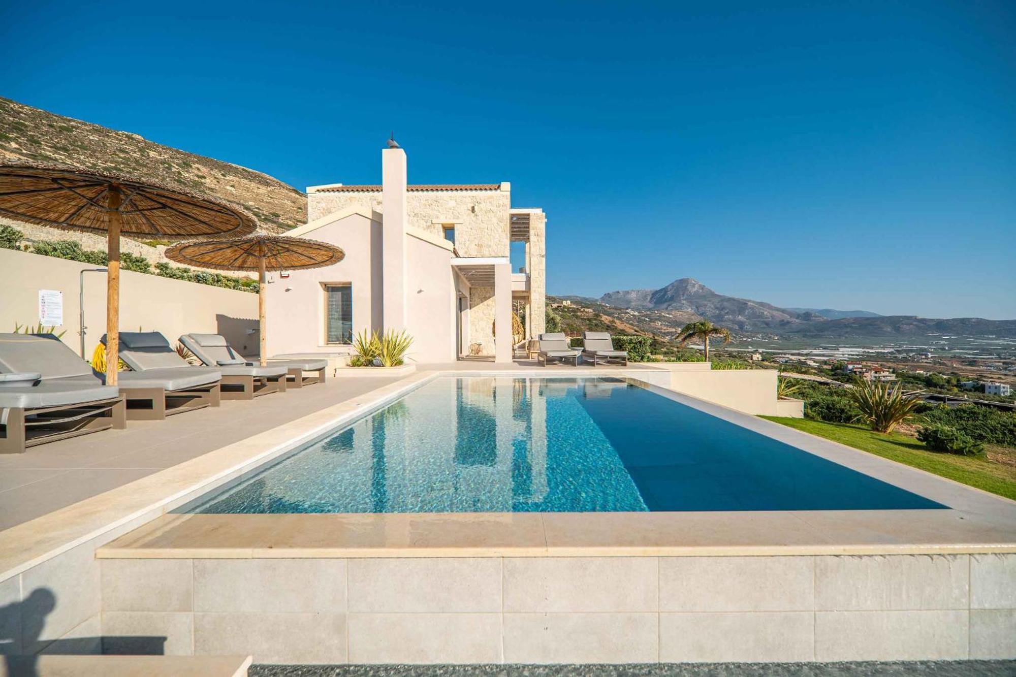 Cielo E Mare Villas I "Free" Heated Pools & Seaview Falászarna Kültér fotó