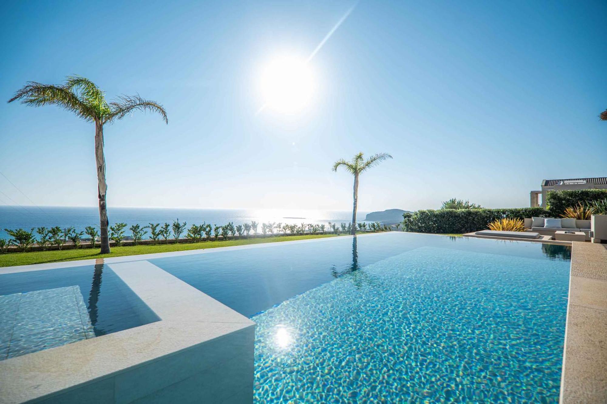Cielo E Mare Villas I "Free" Heated Pools & Seaview Falászarna Kültér fotó