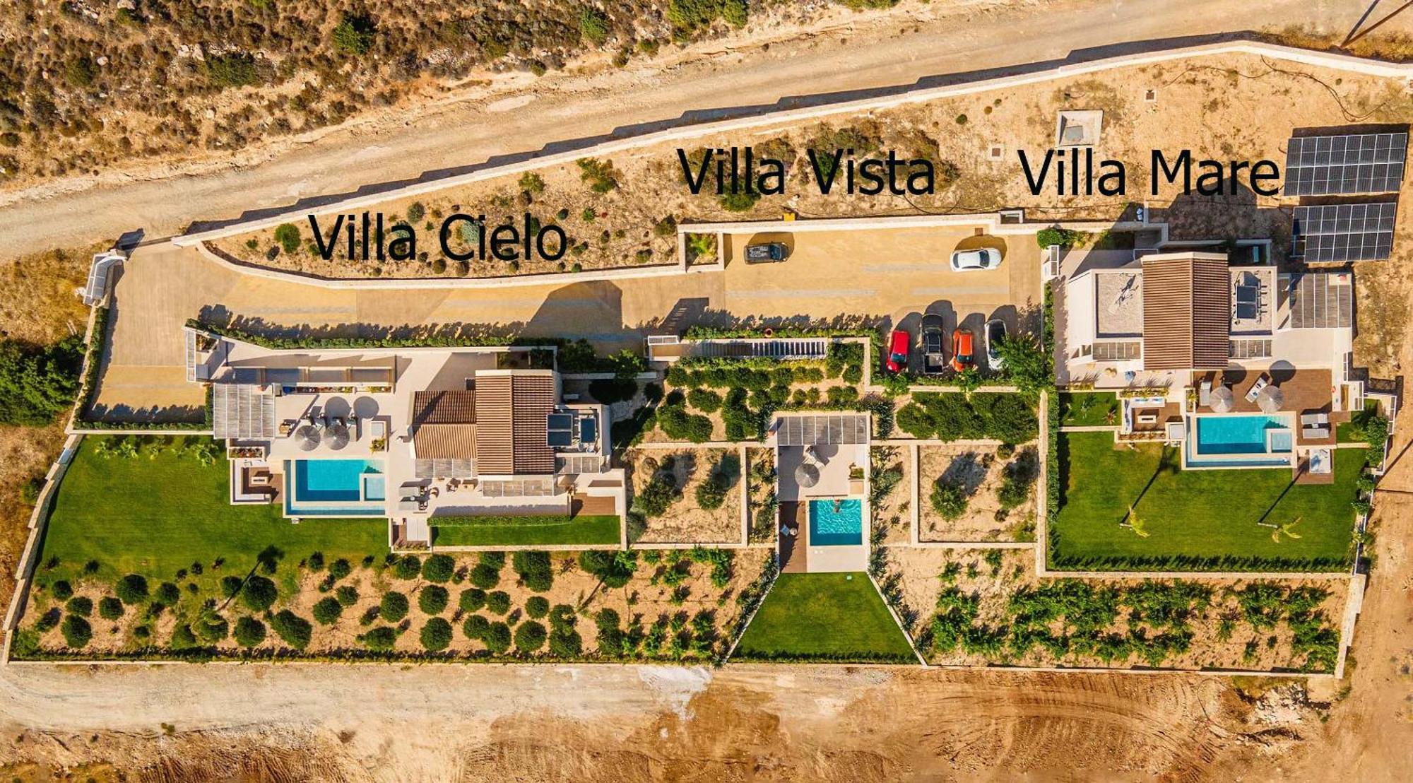 Cielo E Mare Villas I "Free" Heated Pools & Seaview Falászarna Kültér fotó