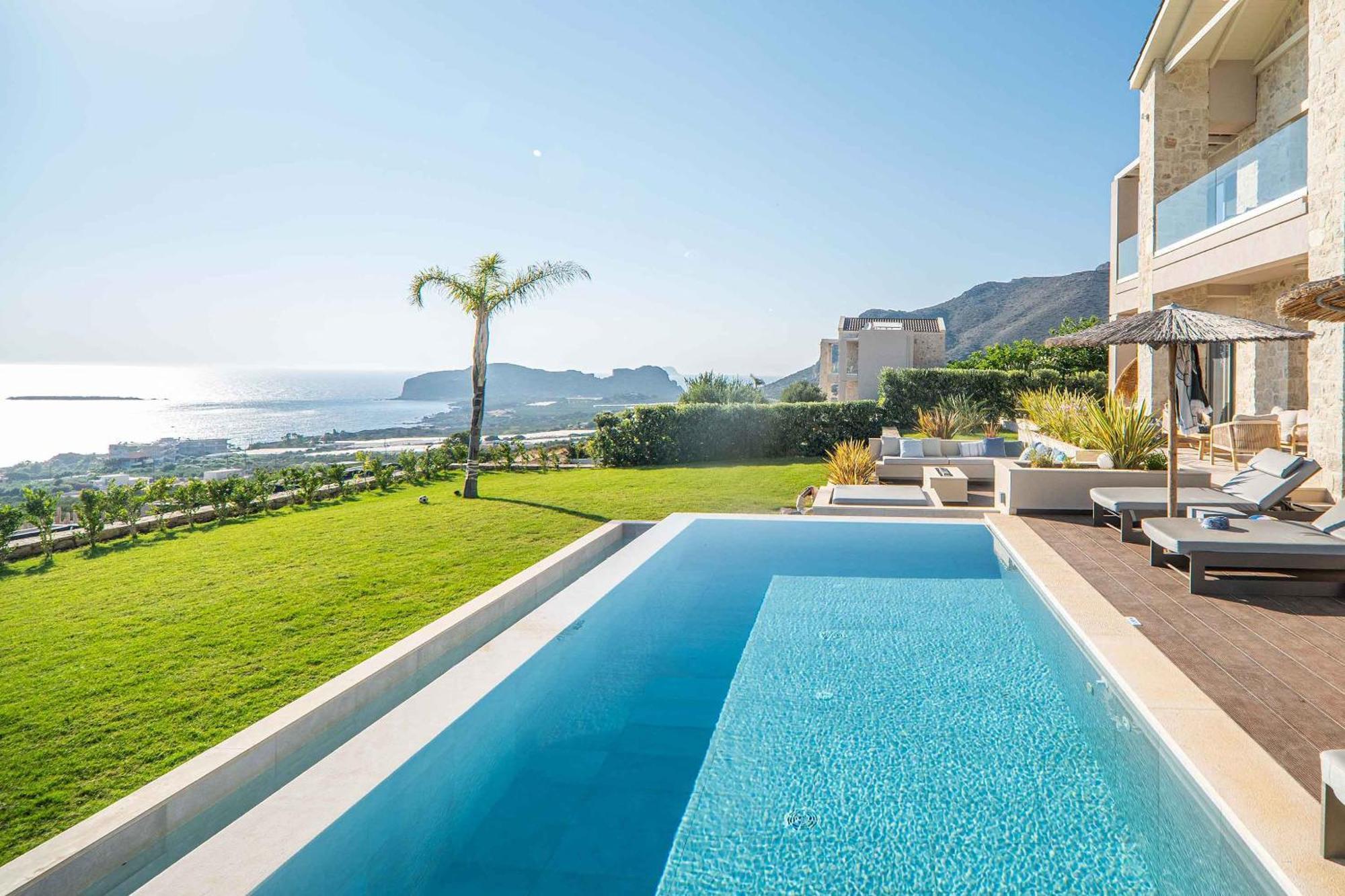 Cielo E Mare Villas I "Free" Heated Pools & Seaview Falászarna Kültér fotó