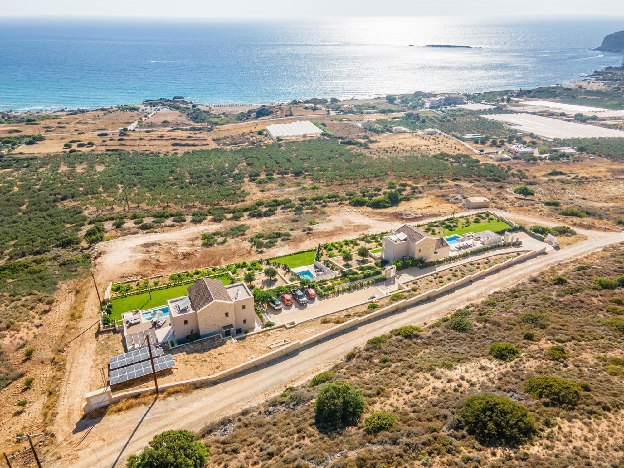 Cielo E Mare Villas I "Free" Heated Pools & Seaview Falászarna Kültér fotó